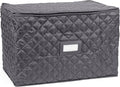 Covermates Keepsakes - Serveware Storage - Padded Protection - ID Window - Stain Resistant - Machine Washable - China Storage, Slate