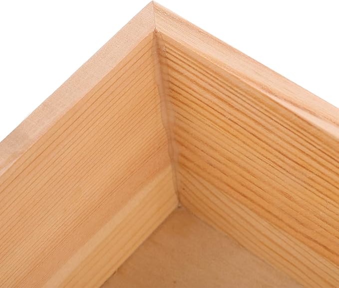 Wooden Storage Box Without Lid Decorative Centerpiece Organizer for Home Table Sleek Minimalist Design for Sundries and Jewelry Fine Wood Construction