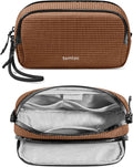 tomtoc Electronic Organizer Travel Case Performance, Dual Compartment Bag | Water Resistant Cable Organization Storage for Charger, Cord, Phone, Hard Drive, Power Bank, Accessories Travel Essentials