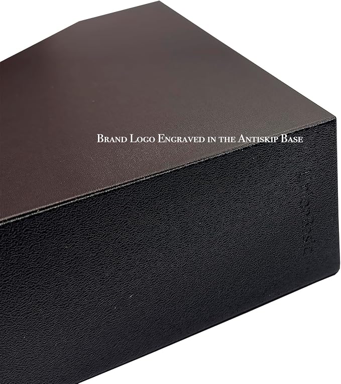UnionBasic Magazine File Holder - Office Leatherette Desktop Document File Folder Journals Organizer Racks, Coffee, 1-piece
