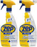 Zep Plus Grout Foaming Cleaner - 32 Fl OZ - R54212-2-in-1 benefits clean while protecting grout from water,dirt and grime,(Pack of 2)