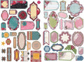 Seasonstorm Pink Label Vintage Aesthetic Happy Planner Diary Journal Stationery Scrapbooking Stickers Travel Art Supplies