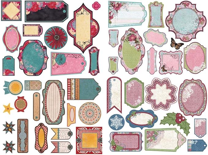 Seasonstorm Pink Label Vintage Aesthetic Happy Planner Diary Journal Stationery Scrapbooking Stickers Travel Art Supplies