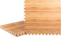 EVA Foam Floor Tiles 6-Pack - 24 SQFT Puzzle Mats for Floor - Interlocking Foam Tiles for Family Room or Gym Flooring by Stalwart (Light Woodgrain)