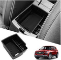 Ruiya 2020-2026 Hyundai Venue Center Console Organizer for 2025 Hyundai Venue Accessories ABS Material Armrest Console Organizer Compatible with 2020 2021 2022 2023 2024 2025 2026 Hyundai Venue