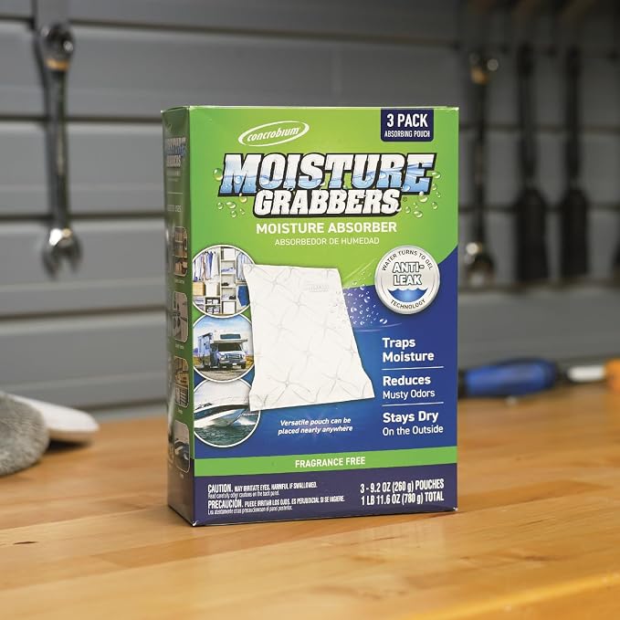 Concrobium Moisture Grabbers Humidity Absorbing Pouch, 27.6 oz (Pack of 2)