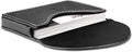 Leather Business Card Holder Walle for Men or Women Pocket Business Card Wallet Name Card Case Holder with Magnetic Shut, Holds 25 Business Cards,Black