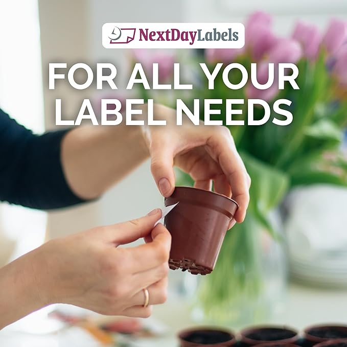 NextDayLabels – 4" x 3-1/3" Rectangular Sticker Labels for Printer - White Laser/Inkjet Printer Labels Return Address Labels Shipping Label Stickers (25 Sheets, 6 Per Sheet, 150 Labels)