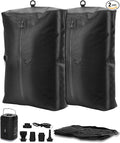 2 Vacuum ReusableTravel Vacuum Pack bags, 33L Space-Saving Vacuum Compression Bags for Travel Luggage, Suitcases, and Backpacks; IPX7 Waterproof & Reusable Vacuum Packing Cubes for Clothing (+Pump)