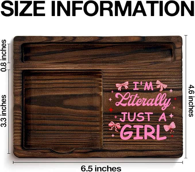 Pink Coquette Bow Preppy Sticky Note Holder I'm Literally Just a Girl Pink Girly Self-Stick Note Pad Holders Girls Room Dorm Office Decor, Gifts for Nurse Teacher Office Staff Women