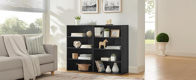 71" Durable Jewelry Armoire Organizer, Bedside Table with Adjustable, Vanity Organizer with Storage for Home Office, Black