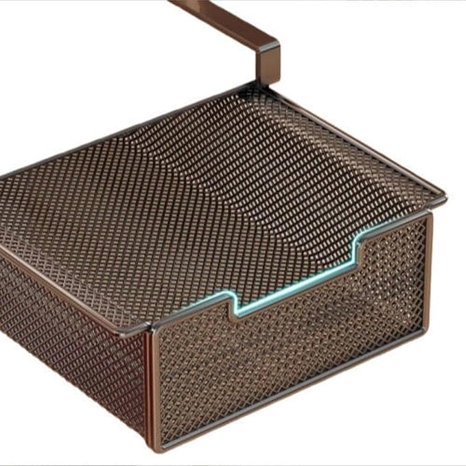 Hanging Pullout Drawer Basket Storage Organizer Multifunctional Metal Slide Out Pantry Shelf, for Bedroom, Dresser, Cabinet