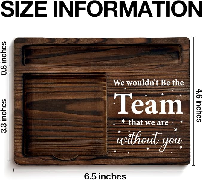 Boss Gifts for Women Men, Team Gifts for Boss Leader Manager Coworkers, We Wouldn't Be The Team that We are Without You Sticky Note Holder Office Cubicle Decor