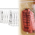 6PCS Hanging Vacuum Storage Bags Reusable Space Saver Clothes Vacuum Sealer Bags 26x35"＆26x39" Moisture-Proof Cloth Storage for Dress, Winter Coats