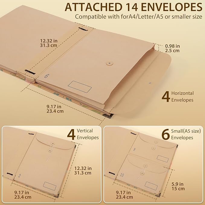 Important Document Organizer, Expanding File Folder for Important Papers, Emergency Binder, Birth Certificates, Social Security Cards, and Passports, Anti-Lost Binders, Graduation Gifts