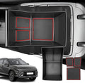 SXCY Fit for 2024 Hyundai Kona Console Armrest Organizer Tray for 2024 Hyundai Kona SEL Conv./ N-line Limited Accessories Armrest Storage Box for 2024 Kona Center Console Organizer Fit 2024 Kona Red