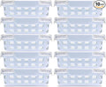Ello Duraglass 3.4 Cup Meal Prep Sets 10Pc- Glass Food Storage Container with Silicone Sleeve and Airtight BPA-Free Plastic Lids,Dishwasher,Microwave,and Freezer Safe,Halogen Blue,5 Count (Pack of 2)