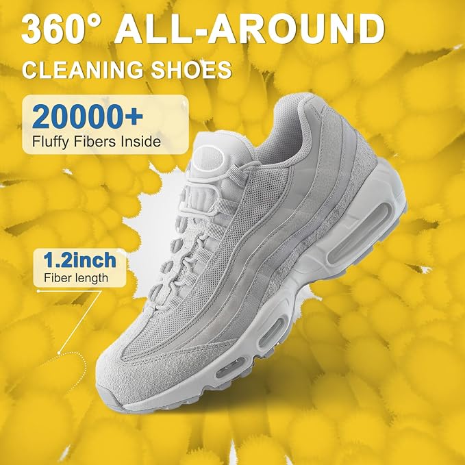 Aship Shoe Washing Machine Bag 2PC - Heavy-Duty Laundry Shoe Bag for Washer & Dryer, Restores Sneakers to Brand New, Noise-Reducing, Reusable Shoe Cleaning Bag for Sneakers/Running Shoes