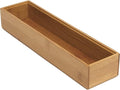 Lipper International 8182S Bamboo Wood Stacking Drawer Organizer Box, 3" x 12"