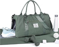 Gym Bag Womens Mens with Shoes Compartment and Wet Pocket Travel Duffel Bag for Women for Plane Sport Gym Tote Bags Swimming Yoga Waterproof Weekend Overnight Carry on Bag Hospital Holdalls