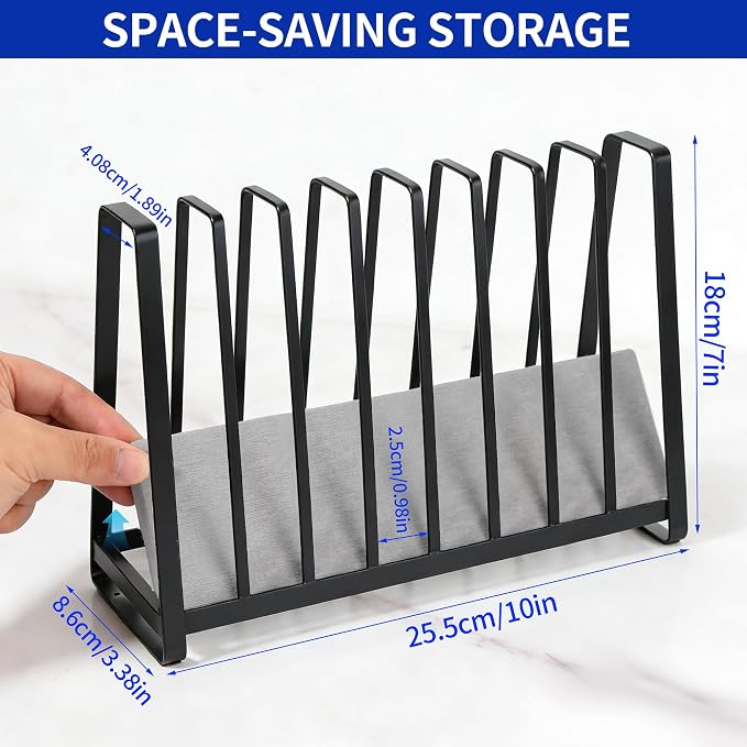 YIGII - Reusable Bag Drying Rack, Plastic Bag Holder Dryer for Ziplock, Kitchen Drying Rack for Sandwich Bags, Food Silicone Bags Holder, Built in Quickly Dry Stone