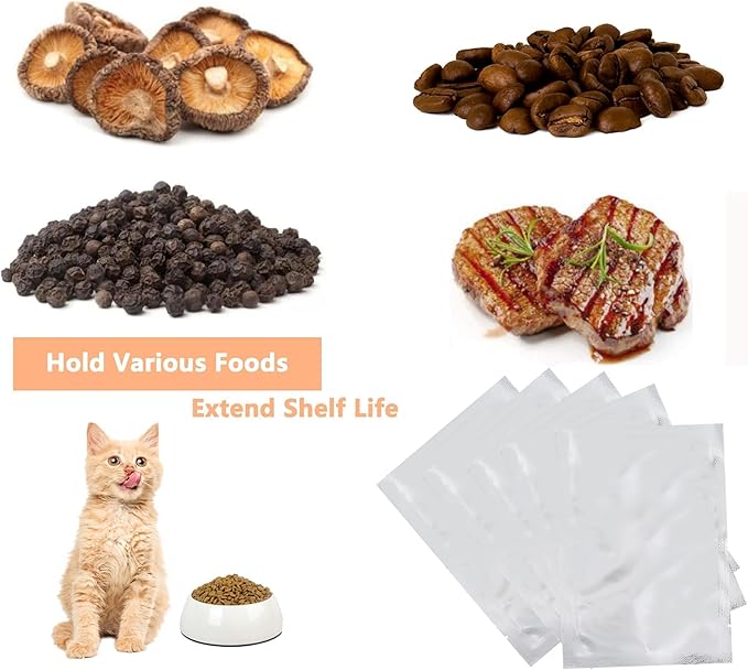 Heat Sealable Mylar Food Storage Bag,ULIFESTAR 5.5Mil Thicker Food Storage Pouches Oxygen Absorbers Vacuum Seal Airtight Packaging for Coffee Beans, Tea, Grains, etc（35 * 50cm/13.78 * 19.69'' ）