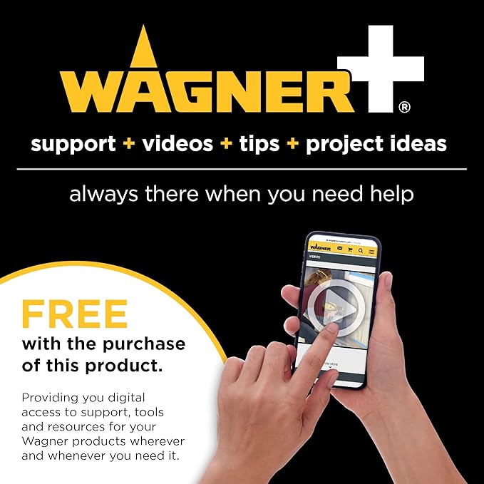 Wagner Spraytech 2467899 Control Pro 130 Power Tank Paint Sprayer Kit, High Efficiency Airless with Low Overspray, Including 515 & 311 Tips for Large Projects