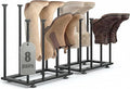 Shoe Rack Organizer, Free Standing Shoe Storage Shelf, Narrow Space-Saving Design for Tall Boot, Metal Boot Holder Organization for Closet, Entryway, Garage, Bedroom, Outdoor, Fits 8 Pairs