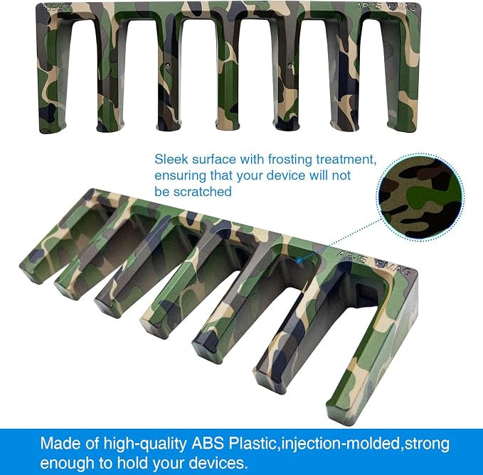 Solid ABS 6X Standard PMAG Wall Mount, Mag Holder, Home Magazine Storage Rack