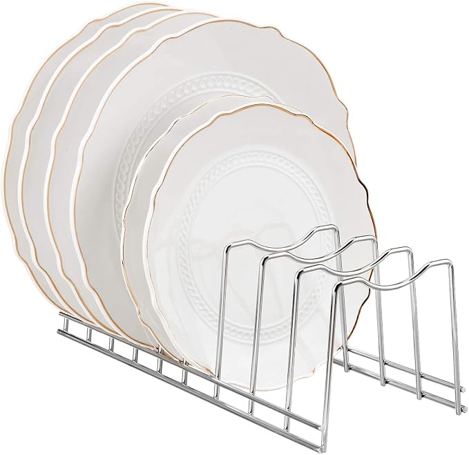 Kitchen Pot Lid Holder Organizer, Rack Cutting Boards, Bakeware, Reusable Containers, Plates