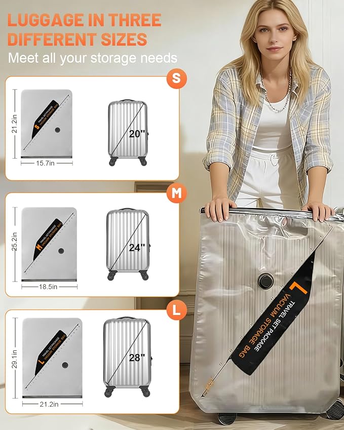 Numola 15 Pack Space Saver Vacuum Storage Bags with 6000Pa Wireless Air Pump for Clothes Comforters, 5 Jumbo+5 Medium+5 Small Storage Bags Vacuum Sealed, Compression Packing Ziplock Bags for Suitcase