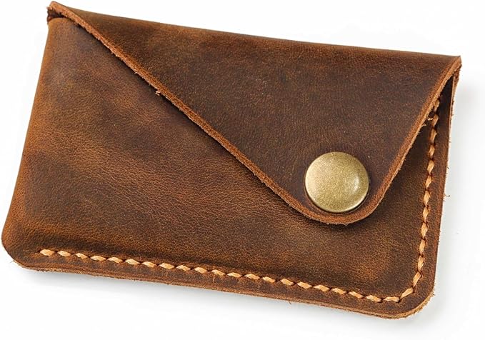 Leather credit card holder, credit card case,business card holder for men,mens slim wallet,Front Pocket Wallet