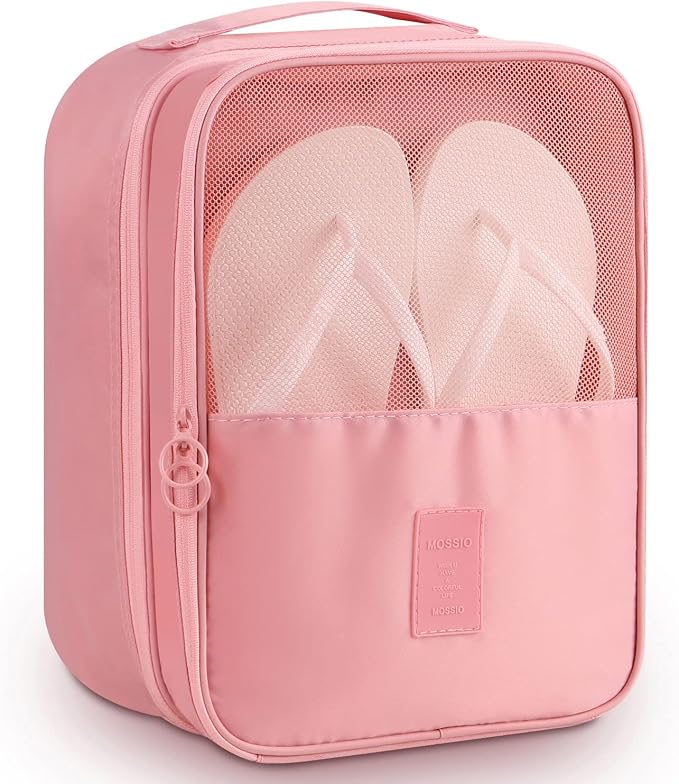 Mossio Shoe Bag Holds 3 Pair of Shoes for Travel and Daily Use Storage Pouch