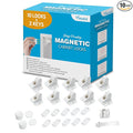 Vmaisi Adhesive Magnetic Locks for Cabinets & Drawers (10 Locks and 2 Keys) | Helps keep kids out of cabinets