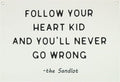 Classroom Wall Flag Decor-Teacher Gift-Inspirational Back to School Wall Banner Decor-Follow Your Heart Kid-Hanging Rectangular Canvas Banner for Classroom Teacher Office Reading Corner