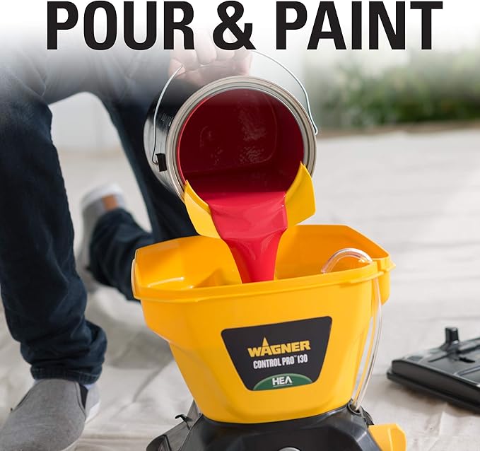 Wagner Spraytech Wagner 0580678 Control Pro 130 Power Tank Paint Sprayer, High Efficiency Airless with Low Overspray