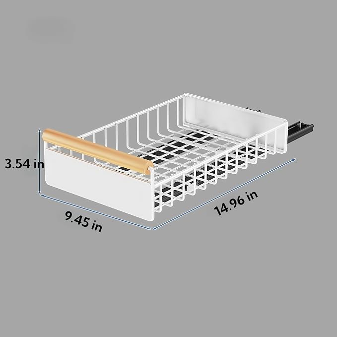 Pull Out Cabinet Organizer, Pull Out Basket Drawers for Cabinets, Slide Out Basket Drawers for Kitchen Cabinets, Cabinet Pull Out Shelves, Under Sink Organizer for Kitchen, Bathroom (Storage Rack)
