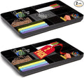 1InTheOffice Desk Drawer Organizer Tray, Desk Drawer Tray, 13-Compartment, Black, 2 Pack