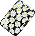 Credit Card Holder, Metal Card Wallet RFID Blocking Mini Slim Aluminum Business Hard Card Case for Women Men (Daisy)