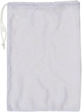 Champion Sports Mesh Equipment Bag – Heavy-Duty Nylon Drawstring Bag with Lock & ID Tag, Breathable Storage Sack for Balls, Swim Gear, Laundry & Toys, Multiple Sizes & Colors