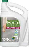 Bona Multi-Surface Floor Cleaner Refill - 128 fl oz - Unscented | Refill for Bona Spray Mops and Spray Bottles - Residue-Free Cleaning Solution for Stone, Tile, Laminate, and Vinyl Floors
