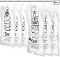 Meetall 6Pack Hanging Vacuum Storage Bag Reusable Space Saver Compressed Bag with Hangers.3pcs in 26.3x35.4inch(67x90cm) and 3pcs in 26.3x43.3inch (67x110cm).Work with Any Vacuum Cleaner.