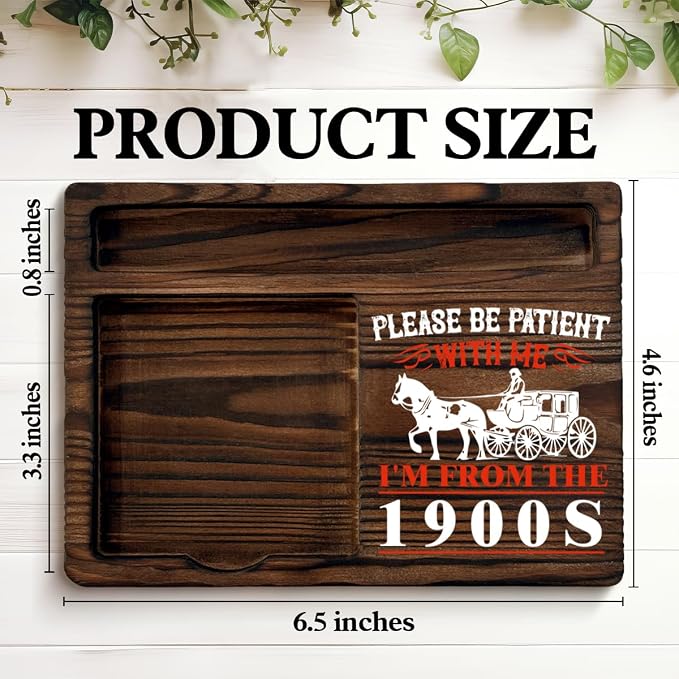 Funny Gag Gifts for Coworker Sticky Note Holder Please Be Patient with Me I'm From the 1900s Post it Note Dispenser for Office Cubicle Desk Decor