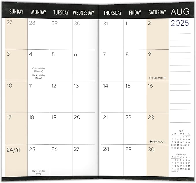 Words to Live by 2026 Pocket Planner, 2-Year-Plus Monthly Calendar Planner (24-Month): January 2026 – December 2027, Purse Size 6.5" x 3.5", Primitives by Kathy