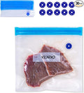 VICARKO 30 Vacuum Zipper Bags, Vacuum Sealer Bags, Food Storage, Reusable Bags, with Double Layers, BPA Free, 2.9L, 11.0 x 10.5"