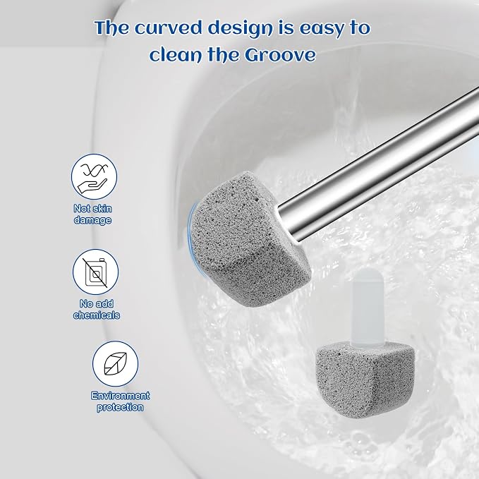 Yingmore 10 Packs Pumice Stone for Toilet Cleaning,Pumice Toilet Bowl Cleaning for Cleaning Toilet,Bathtubs,Kitchen Sink,Grill(Refill)