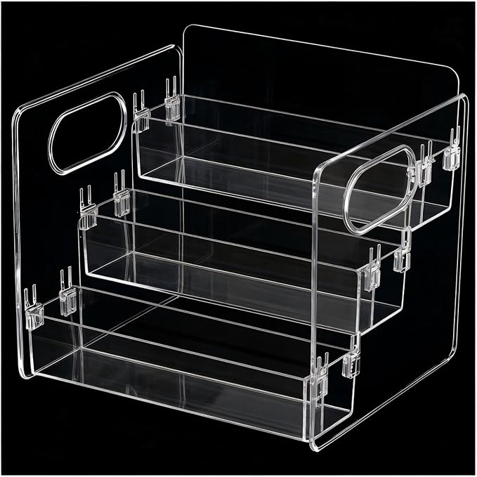 2 Pcs Seasoning Packet Organizer, Seasoning Organizer for Cabinet, Ood Storage Organizer Box with Detachable Dividers Snacks Spice Packets organizer for Kitchen XXL (XXXL-2)