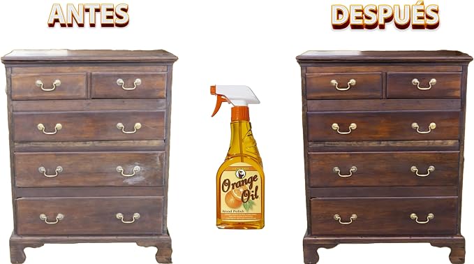 Howard Orange Oil 16 Ounce Two Bottles, Orange Wood Cleaner, Antique Wood Conditioner