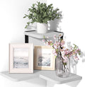 SRIWATANA Corner Shelf, Rustic Wood Wall Shelf Wall Mounted for Bedroom, Living Room, Kitchen, White