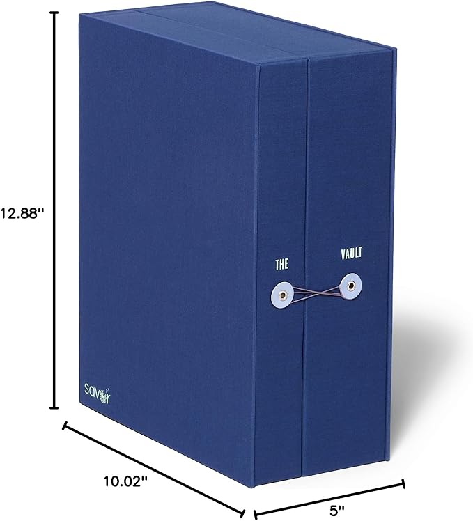 Savor | Life Essentials & Graduate Keepsake Organizer | Keep High School and College Graduation Memorabilia Organized and Safe in One Convenient Home with this Gift for Students and Grads